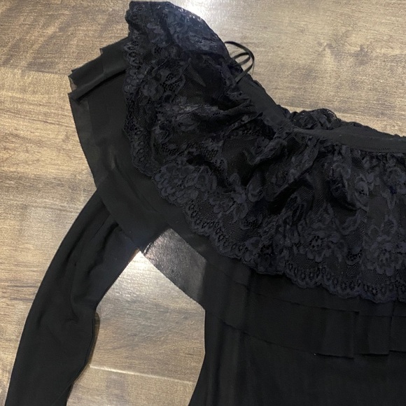 AFRM Betty Dress Off Shoulder Lace Maxi Dress XL - Picture 7 of 8